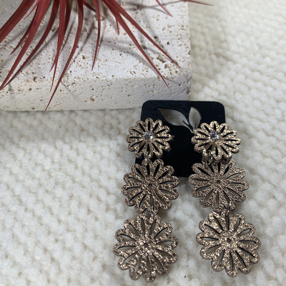 Hanging Flower Earrings